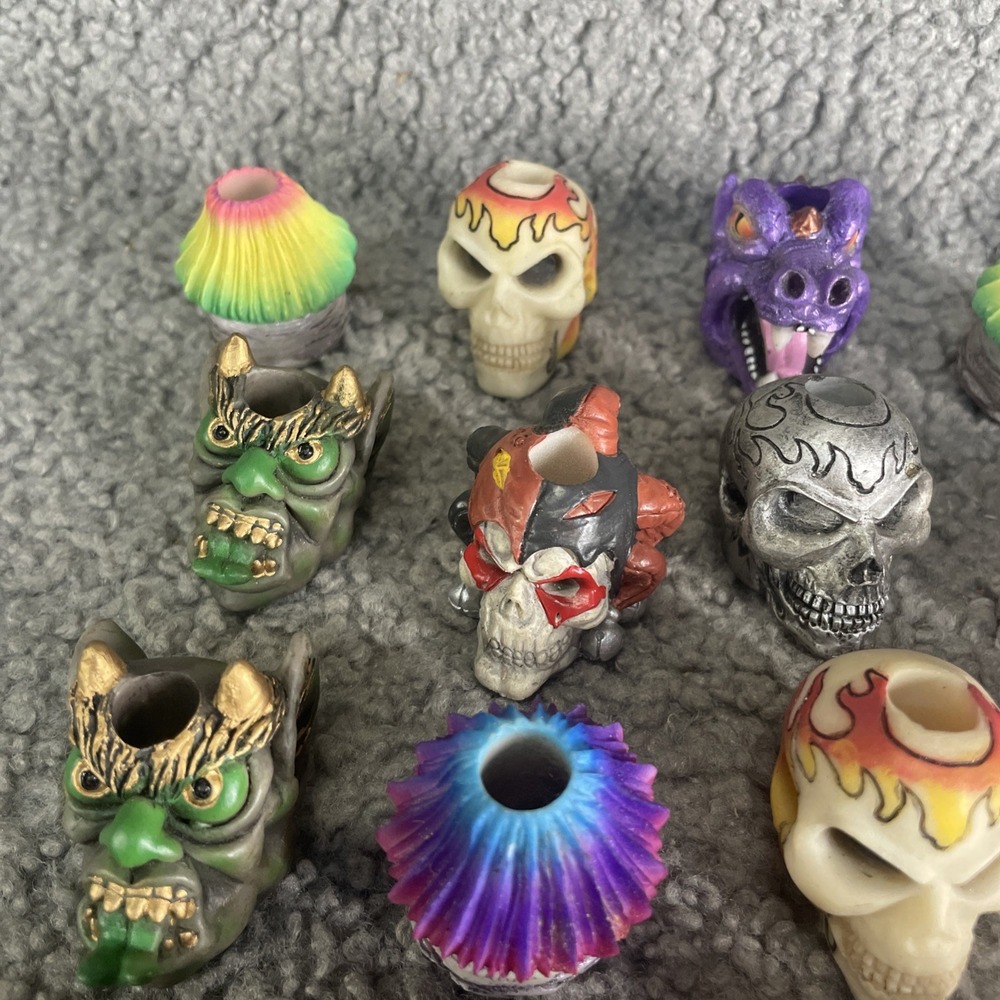 Lot Of 19 Cigarette Snuffers Heads Tanks2002-2003 Butt Headz Vintage Rare Set - Picture 7 of 16